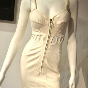 Vintage 80's White Cocktail /Sundress